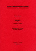 Elementi di armeno aureo I. Introduzione, la scrittura, il sistema fonologico